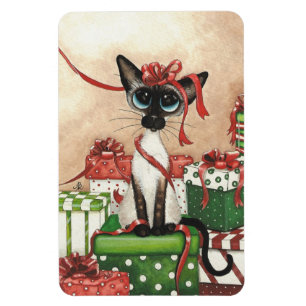 Gato siamés por el imán de BiHrLe