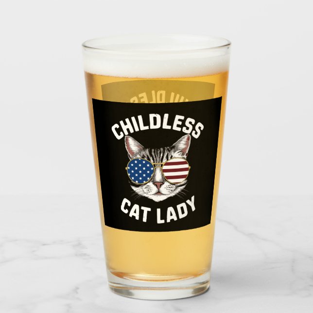 Gato sin hijos Lady Kamala Harris 2024 (Anverso (lleno))