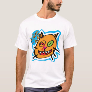 Gato Sr por Eli - camiseta blanca