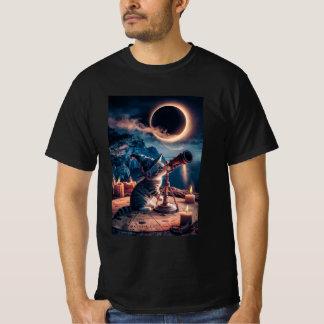 Gato Stargazer: Camiseta de Sueño Cósmico