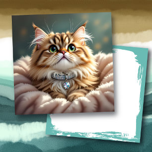 Gato suave   En blanco