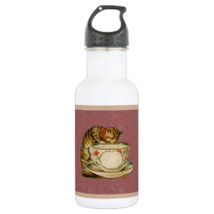 Gato Taza de Té Lindo Vintage Victoriano Mascota C