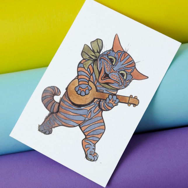 Gato tocando el banjo (Subido por el creador)