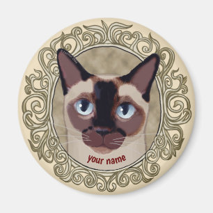 Gato Tonkinés imán