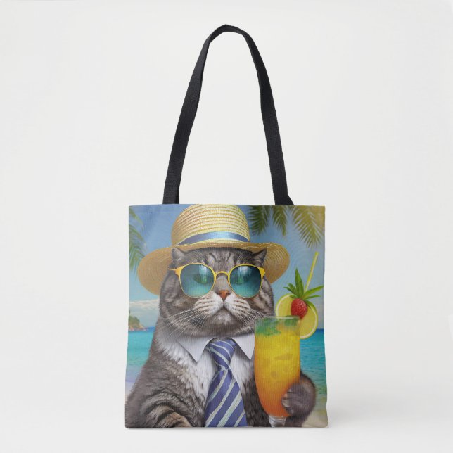Gato tropical de Guay - Bolsa de té de la isla (Anverso)