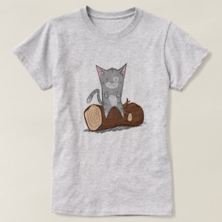 Gato un registro - camiseta