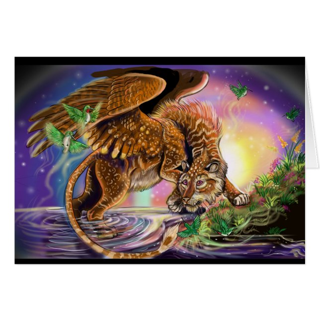 Gato volador del cazador del atardecer (Anverso (Horizontal))