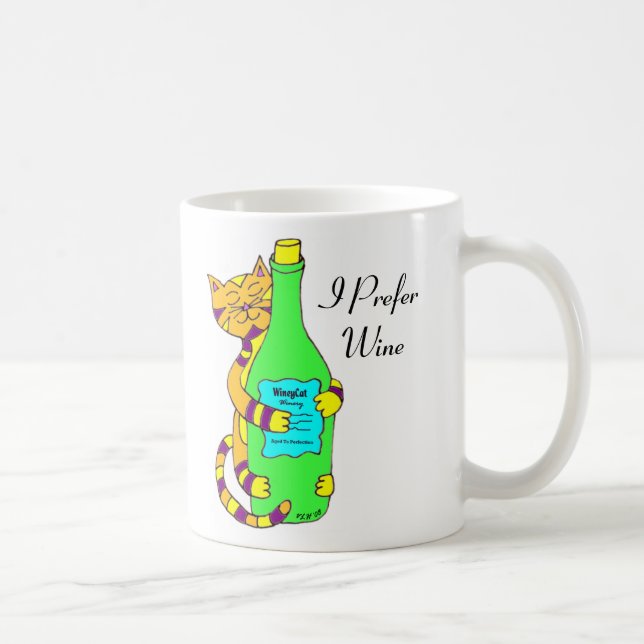 Gato Winey, "prefiero taza del café, del té o del (Derecha)