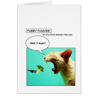 Gato y bróculi peludos del ~ de Funnies