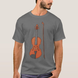 Gato y el violín - Camiseta masculina