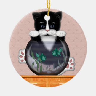 Gato y ornamento de Fishbowl