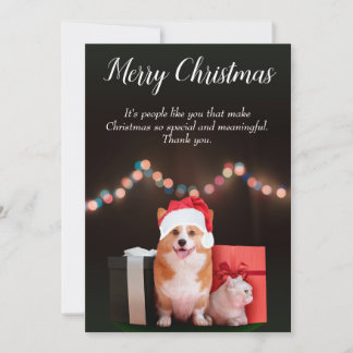 Gato y perro personalizables de Navidad