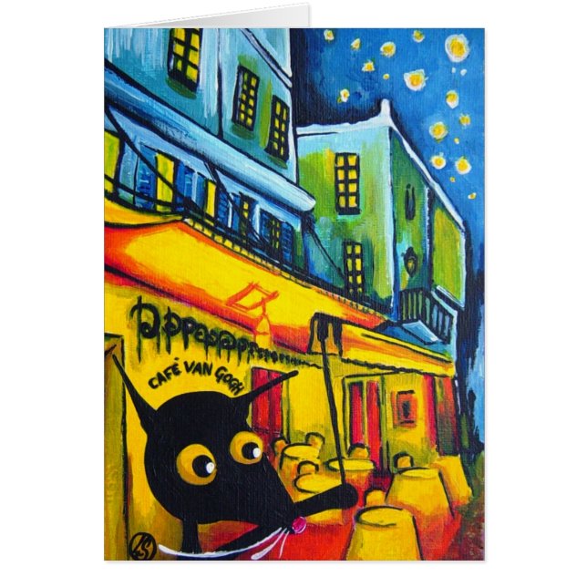 Gato y Van Gogh de Stressie (Frente)