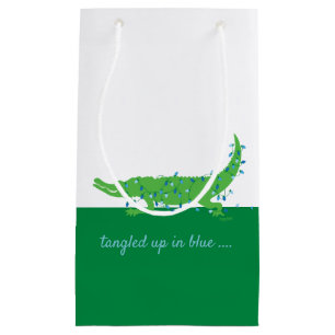 Gator Blues Pequeña bolsa de regalo brillante