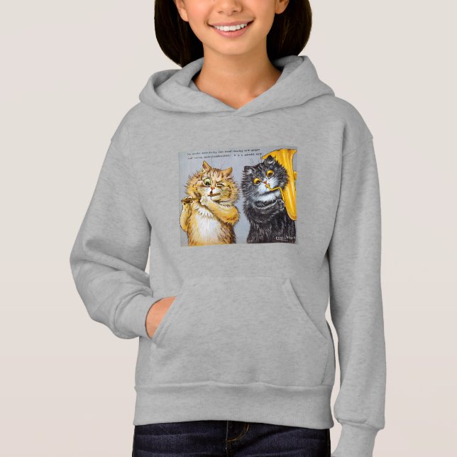 Gatos amantes de la música, Louis Wain (Anverso)