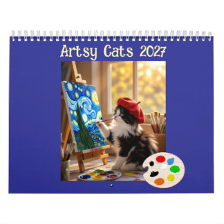 Gatos Artísticos Calendario 2027