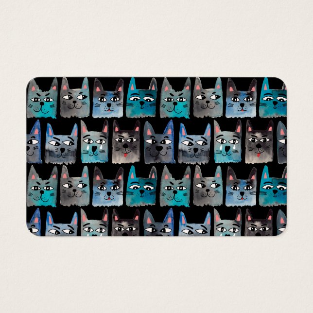 Gatos azules (Anverso)