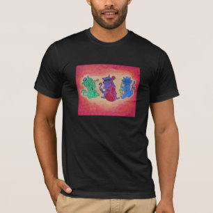 Gatos básicos del jazz de la camiseta de los
