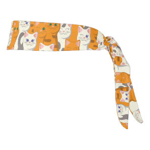 Gatos blancos y jengibre patrón ojos verdes ojos a