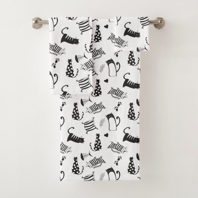 Gatos blancos y negros de Guay (In situ)