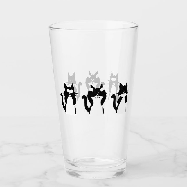 Gatos blancos y negros | Three Wise Kitties (Anverso)