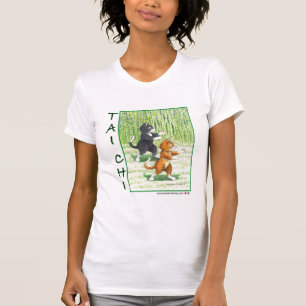 Gatos brote de la ji del Tai y camiseta de Tony