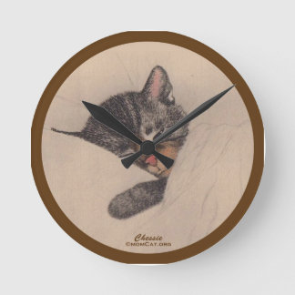 Gatos: Chessie Sleeping Kitten: Hogar: Relojes