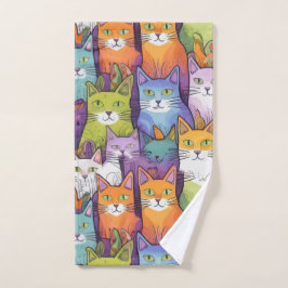 Gatos cortos, flaco en un remolque de mano