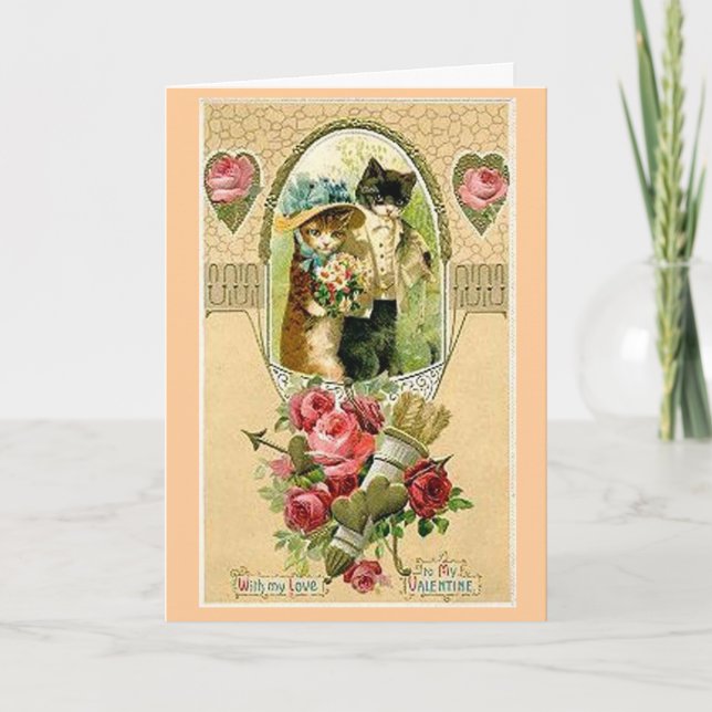 Gatos de amor - Tarjeta (Anverso)