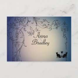 Gatos de jardín RSVP con sobres