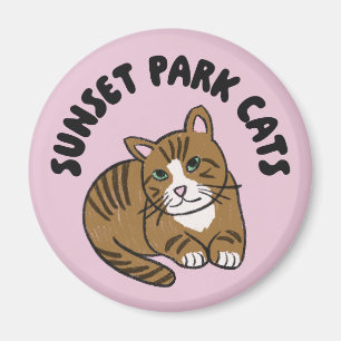 Gatos de Sunset Park Imán Lenny Gato de Rescat