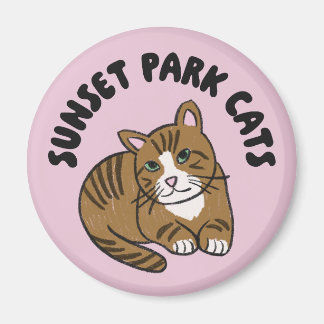 Gatos de Sunset Park | Imán | Lenny Gato de Rescat