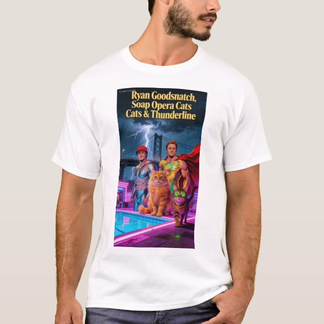 Gatos de telenovela de Ryan Goodsnatch Camiseta Th (Anverso)