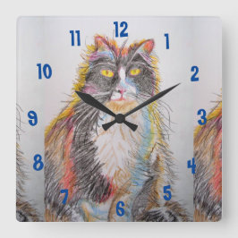 Gatos De Tuxedo Gatos Arte Niños Animales Reloj