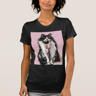 Gatos de Tuxedo gatos lindos Camiseta de mascotas 
