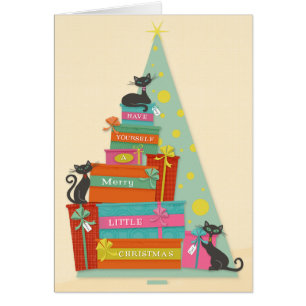 Gatos de vacaciones modernos de mediados de siglo