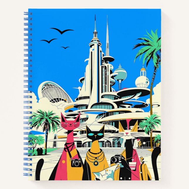 Gatos de vacaciones visitan el Futuro Diario (Anverso)