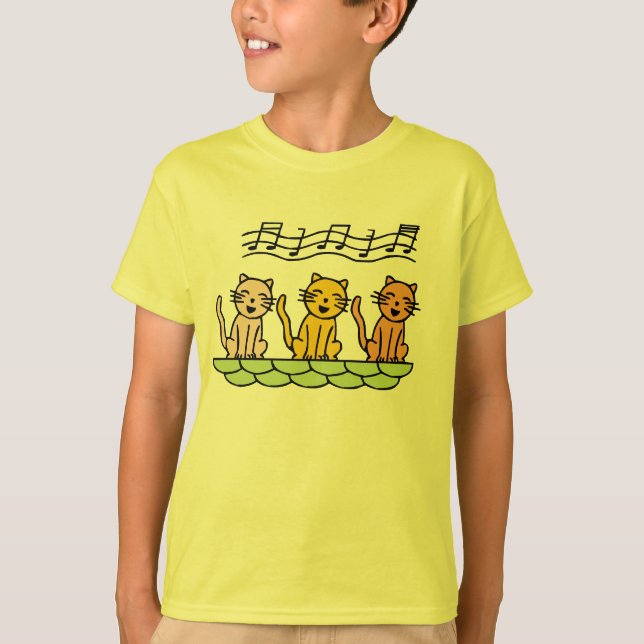 Gatos del canto camisetas y regalos (Anverso)