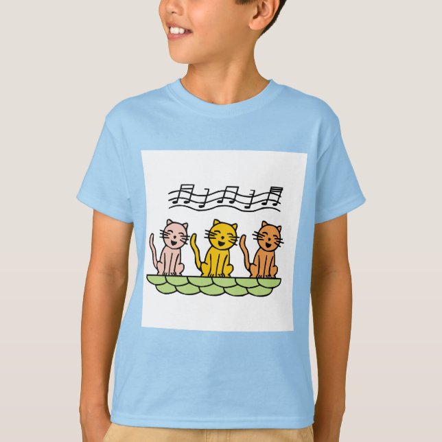 Gatos del canto camisetas y regalos (Anverso)