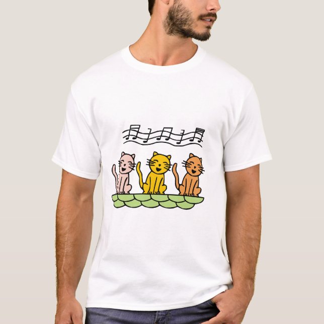 Gatos del canto camisetas y regalos (Anverso)