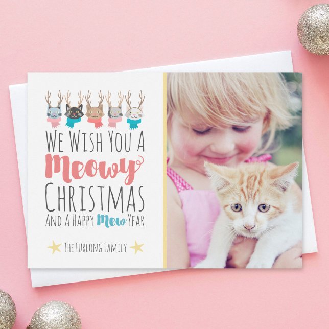 "Gatos del día de fiesta del navidad de Meowy en (Subido por el creador)