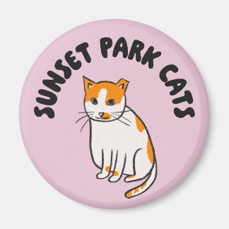 Gatos del Parque Sunset | Imán | Gato de rescate e