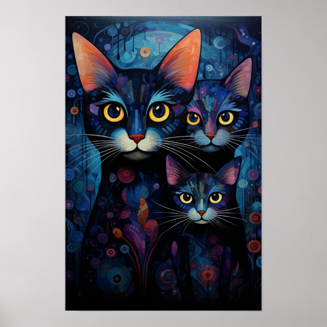 Gatos diurnos y nocturnos: Arte de Crepúsculo Espe (Frente)