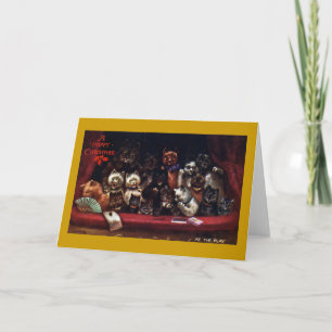 Gatos en el teatro para el navidad