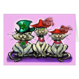 Gatos en Gorras divertidos