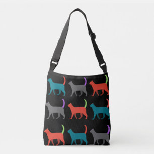 Gatos en la bolsa del cuerpo cruzado