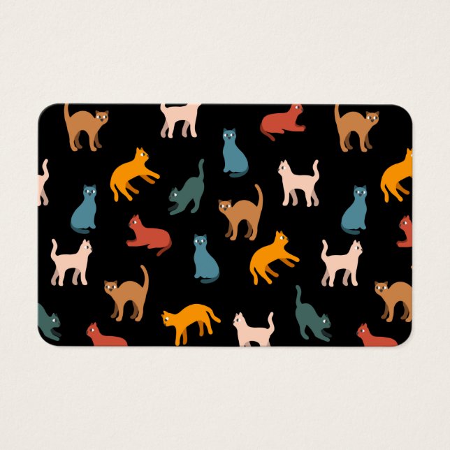Gatos en negro (Anverso)