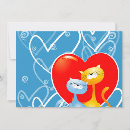 Gatos enamorados, invitación