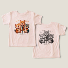 Gatos felices cantando