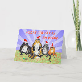 Gatos, Felices Navidad de la cuadrilla, humor